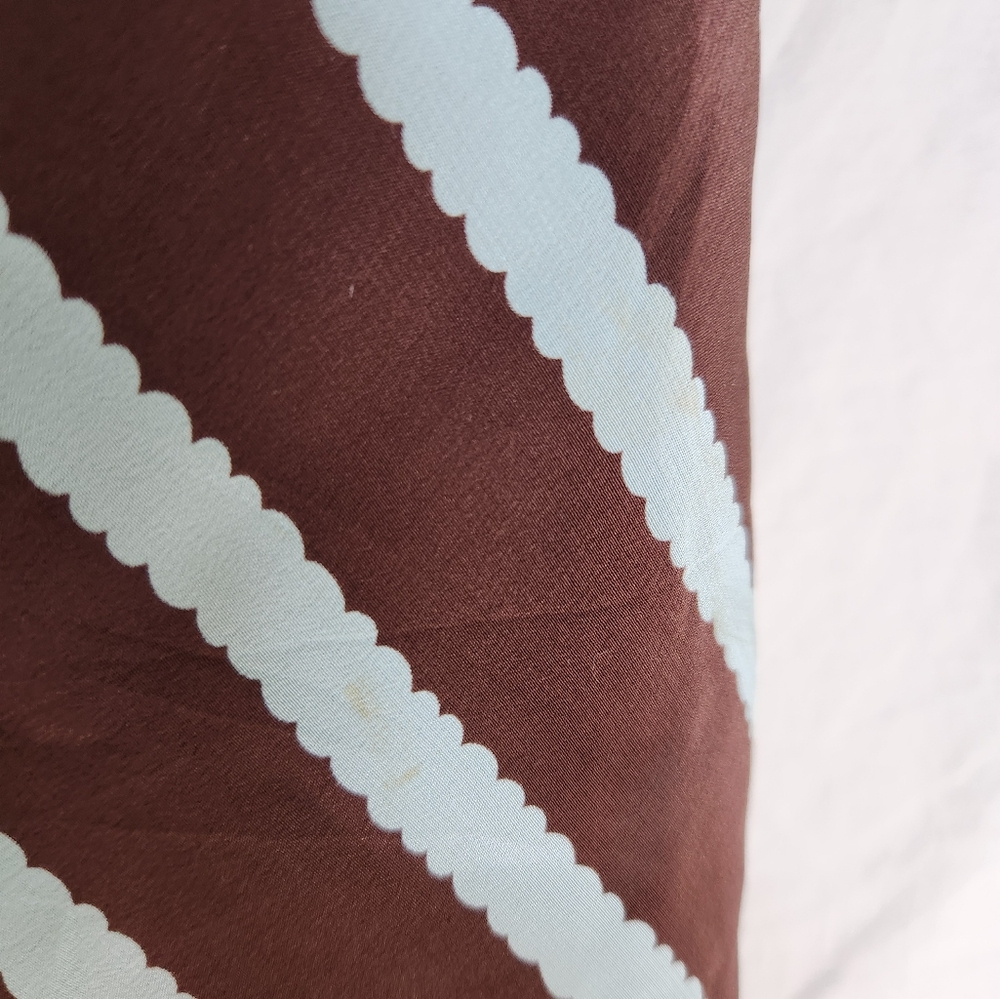 Sunny Leigh Baby blue and brown striped skirt - Picture 11 of 11